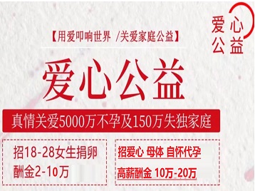 延长捐卵助孕生子 爱心志愿者招募